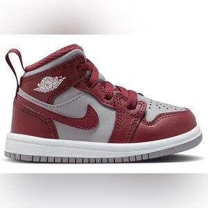 {JORDAN} 1 Mid Cherrywood Red